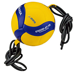 Мяч волейбольный на растяжках Mikasa V300W-AT-TR тренировочный, размер 5