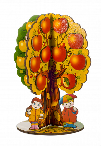 Магнитная игра "Яблоня. Времена года"