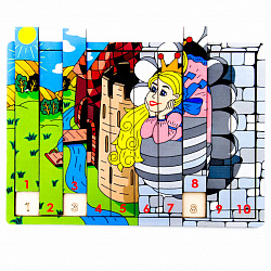 Логические палочки Принцесса в замке