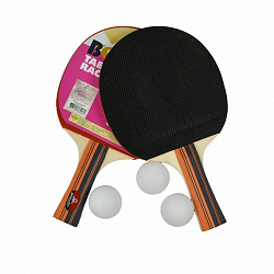 Набор для настольного тенниса BOLY Sports (2 ракетки, 3 шарика), в чехле, 6005B