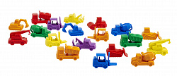 Материал счетный "Транспорт строительный" (48 шт. в 6-ти ярких цветах)