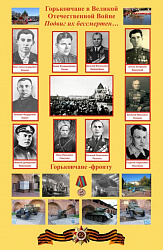 Стенд "Горьковчане" 0,65*1м
