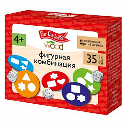 Игра развивающая деревянная "Фигурная комбинация" Far far land Wood