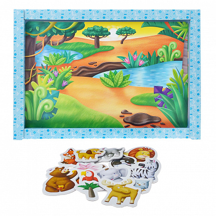 Магнитные истории "Кто где живет?"