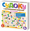 Игра настольная "Судоку с деревянными фишками. Для малышей"
