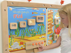 Панель "Рыба", с подсветкой