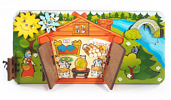 Развивающая доска "Козлята и волк"