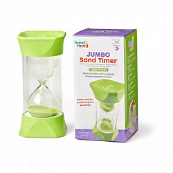 Развивающая игрушка "Песочные часы. 2 минуты"  (Гигантский таймер, зеленый)