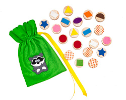 Игра в дорогу "Мемо "Цвета и формы"