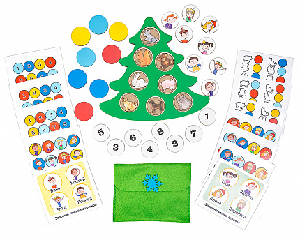 Дидактическая игра "Секреты новогодней елочки"