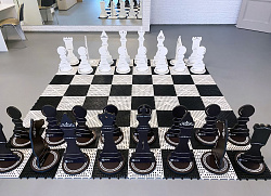 Шахматные фигуры  напольные "Стандартные" 43 см