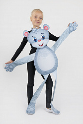 Мышь ростовая кукла из фетра для детей / 100 см.