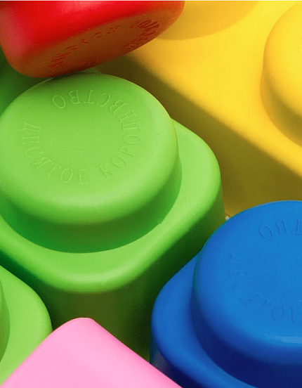 Мягкие кирпичики конструктор для самых маленьких (9 деталей)