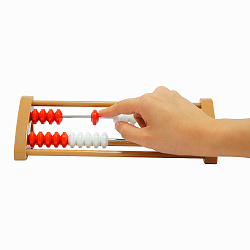 Игрушечные счёты Rekenrek (Рёкенрёк).
2 ряда, 1 элемент.
