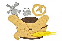 Хлебобулочные изделия без игрового поля (9 дет)