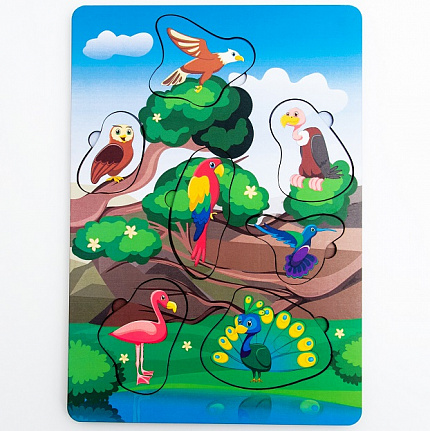 Вкладыш многоуровневый Птицы