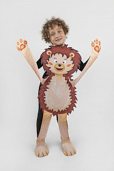 Еж ростовая кукла из фетра для детей / 100 см.