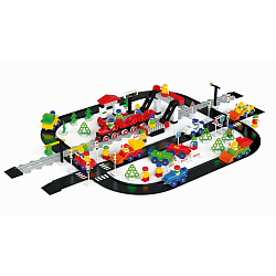 Конструктор с УМК. Набор Курс правил Дорожного движения  "Автодорога и ПДД для детей". Креатив