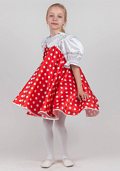Сарафан в горошек для девочки 1