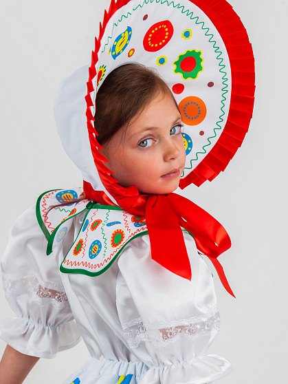 Русский народный головной убор Дымка - капор