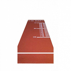 Дорожка (разметка) для прыжков в длину с места, для сдачи норм ГТО (красная)