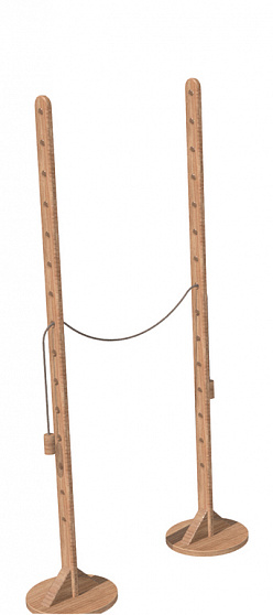 Стойки для прыжков в высоту(деревянные) высота 1300мм