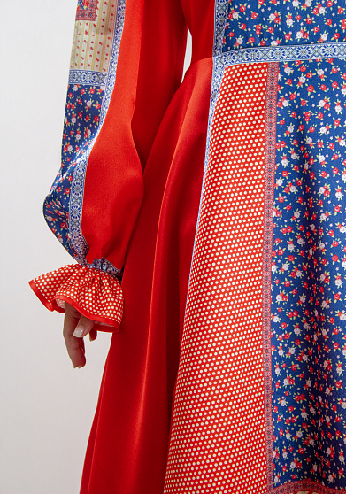 Кадриль расписная платье женское