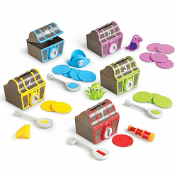 "Замки и ключи. Пиратское сокровище"  (30 элементов)