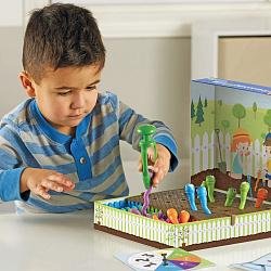 Развивающая игрушка "Непослушные червячки"  (5-в-1, 47 элементов)