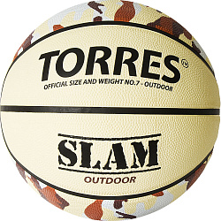 Мяч баскетбольный TORRES Slam любительский, размер 5