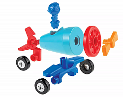 1-2-3 Строим! Автомобиль-самолет-лодка (15 элементов)