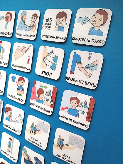 Пособие ПЕКС. Набор карточек ПЕКС «К врачу»
