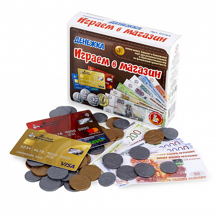 Игра настольная "Денежка. Играем в магазин"