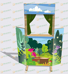 Ширма напольная ЛЕСНАЯ ПОЛЯНКА