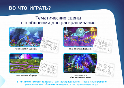 Интерактивная стена Ожившие рисунки без корпуса