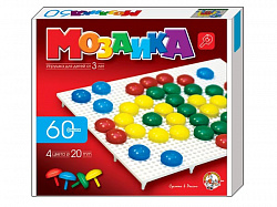 Пластмассовая детская мозаика (60 элементов)
