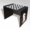 СТОЛ ШАХМАТНЫЙ С ДЕКОРОМ С ДВУХ СТОРОН