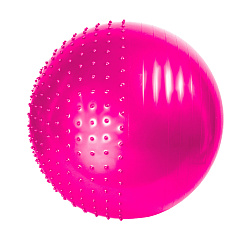 Мяч для фитнеса полумассажный d-55см, в коробке