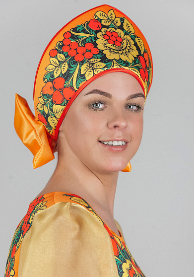 Осень Рябина кокошник женский