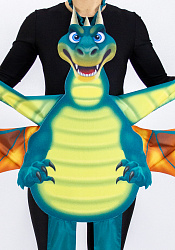 Змей Горыныч ростовая кукла из фетра для взрослого / 130 см