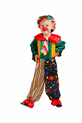 Карнавальный костюм детский "Клоун Клепа"
