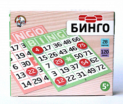 Настольная игра «Бинго» (картонные фишки)