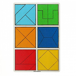 Квадраты 2 уровень, 6 квадратов