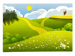 Магнитное развивающее пособие "Собери сказку"игровое поле