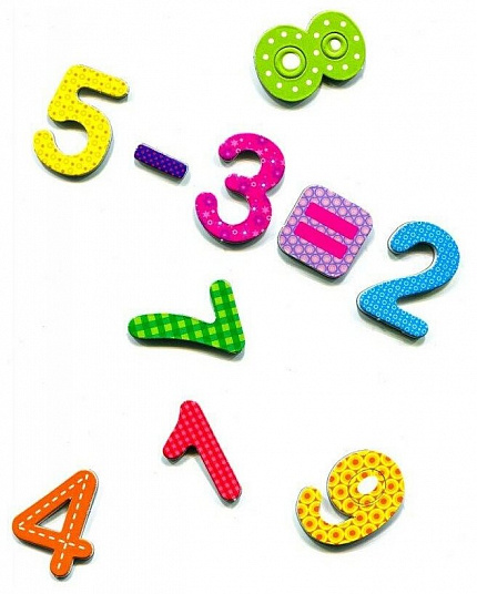 Магниты «Цифры и знаки на магнитах»