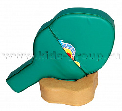 Дидактическое дерево, игрушка напольная дидактическая из 2-х частей