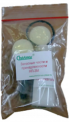 Аспиратор «Насос-пробоотборник НП-3М» ручной, поршневой, на 50 см3 и 100 см3, с поверкой, в футляре-сумке, с комплектом ЗИП