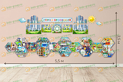 Комплект бизибордов и декоративных панелей для оформления стены