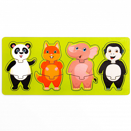 Сложи картинку мини Животные №1