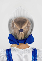 Русский народный кокошник Гжель расписная для девочки